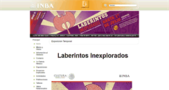 Desktop Screenshot of galeriavelasco.bellasartes.gob.mx