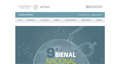 Desktop Screenshot of bienalnacionaldediseno.bellasartes.gob.mx